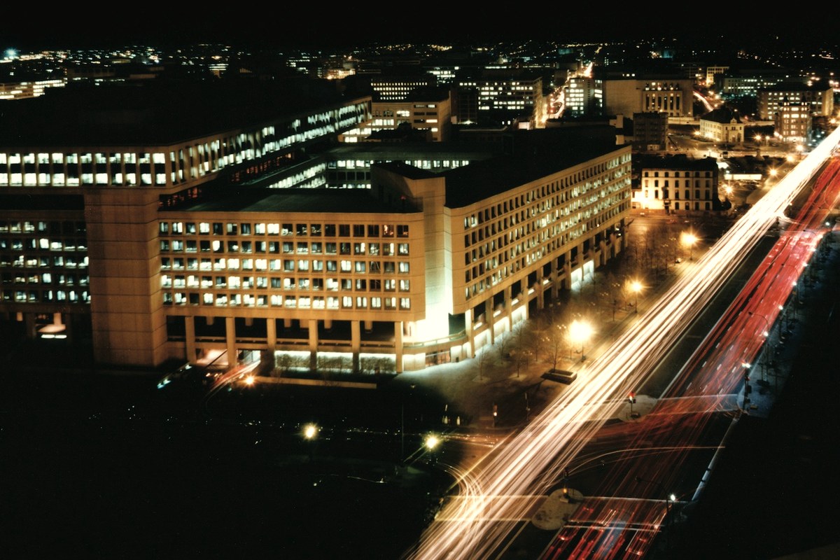 The J. Edgar Hoover Building, FBI headquarters in Washington